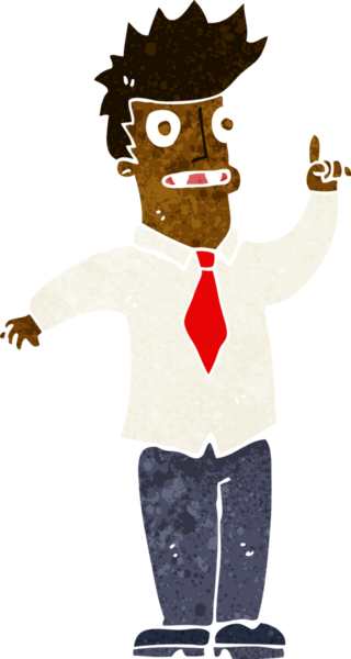 Bir insan tarafından çizilmiş bir fikri olan çizgi film adamı.