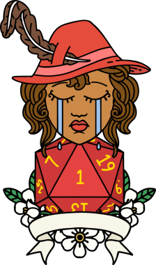 Retro Dövme Tarzı İnsan Ozan Karakteri Yüzü Bir İnsan Tarafından Çizildi