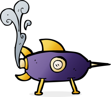 bir insan tarafından çizilmiş uzay roketi