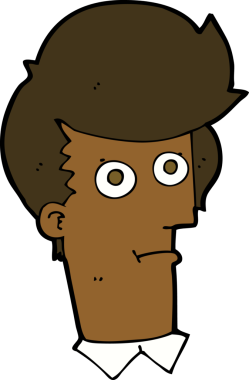 Bir insan tarafından çizilmiş bir çizgi film.