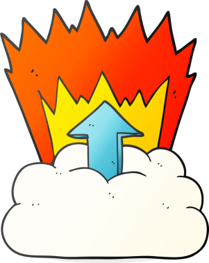 Bir insan tarafından çizilmiş buluta freehand çizilmiş çizgi film yükleme