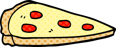 Bir insan tarafından çizilmiş karalama pizzası.