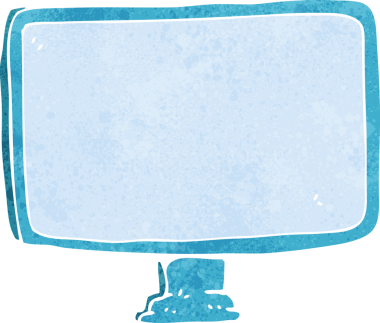 bir insan tarafından çizilmiş bilgisayar ekranı