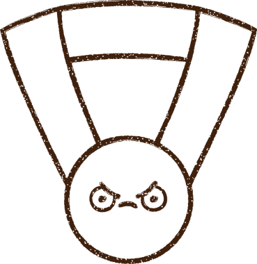 Bir insan tarafından çizilen Altın Madalya Kömür