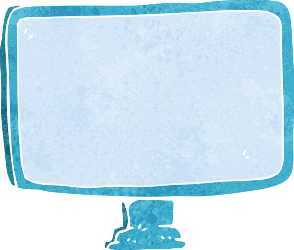 bir insan tarafından çizilmiş bilgisayar ekranı