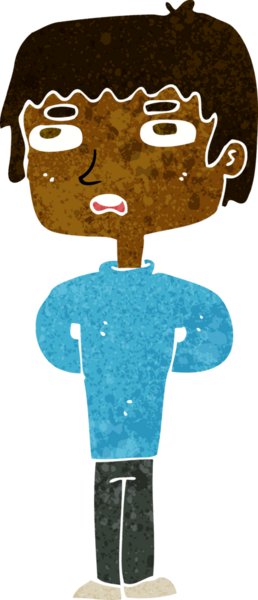 Bir insan tarafından çizilmiş mutsuz adam çizgi filmi.