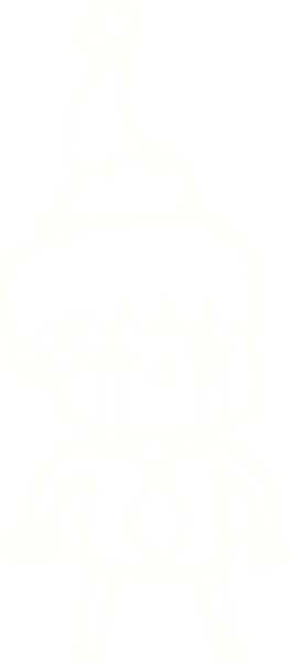 Ağlayan Ofis İşçisi Tebeşiri Bir insan tarafından çizilmiş