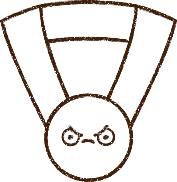 Bir insan tarafından çizilen Altın Madalya Kömür