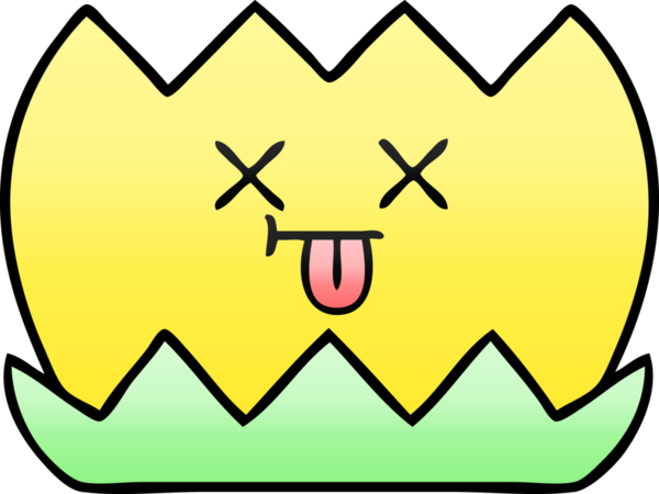 Bir insan tarafından çizilmiş bir nilüfer çiçeğinin gölgeli karikatürü.