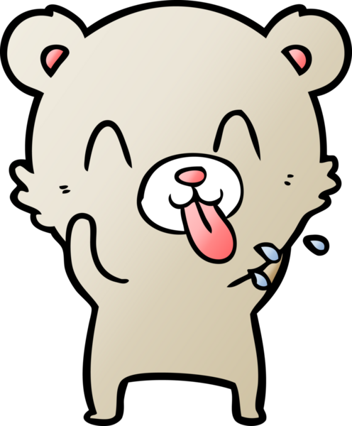 Bir insan tarafından çizilmiş bir çizgi film karakteri.