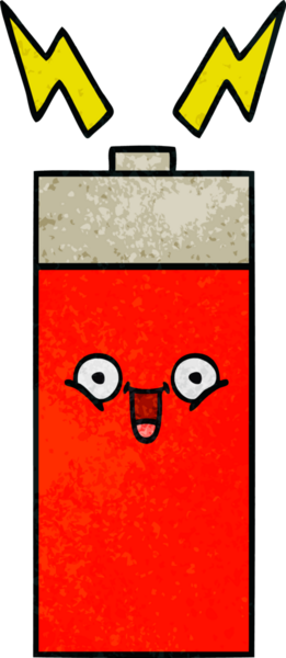 Bir insanın çizdiği pilin retro grunge desen karikatürü