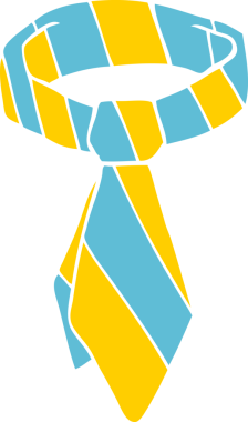 Bir insan tarafından çizilmiş karikatür kravatı.