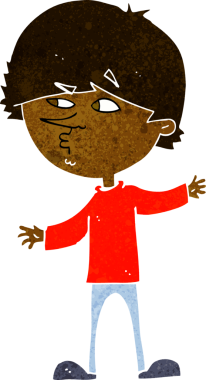 Bir insan tarafından çizilmiş garip bir adam.