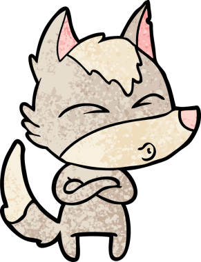 Bir insan tarafından çizilmiş bir kurt düdüğü.