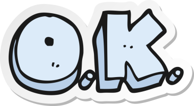 Bir insan tarafından çizilmiş bir çizgi film sözcüğünün çıkartması.