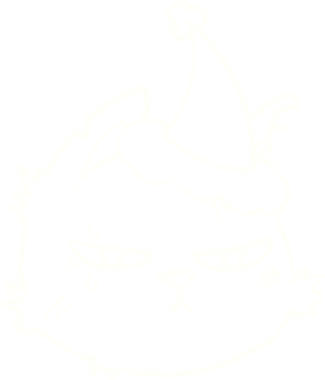 Bir insan tarafından çizilen Noel Kedisi Tebeşiri