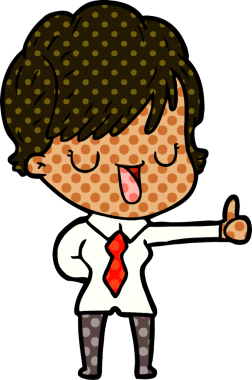 Bir insan tarafından çizilmiş bir karikatür kadın konuşuyor.