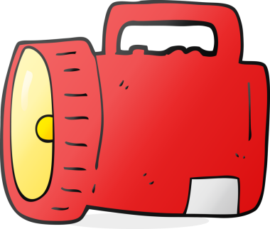 Bir insan tarafından çizilmiş el yazması çizgi film meşalesi.