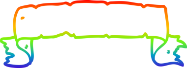gökkuşağı gradyan çizgi çizimi bir insan tarafından çizilmiş bir parşömen afişi