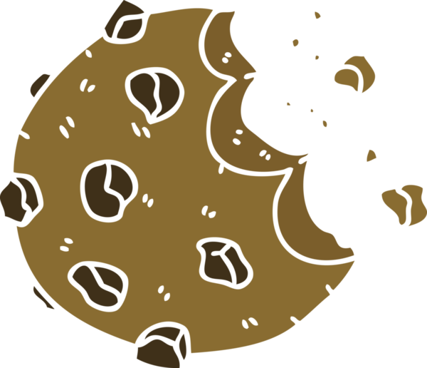 Bir insan tarafından çizilmiş garip bir çizgi film kurabiyesi.