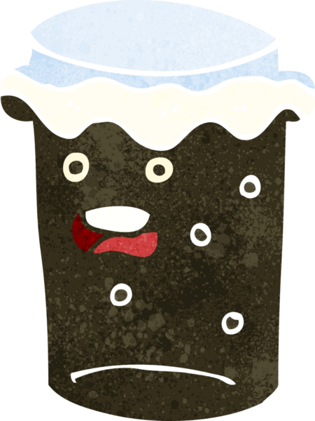 Bir insan tarafından çizilmiş bira bardağı.