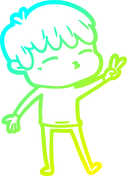 Bir insan tarafından çizilmiş karikatür çizimi.