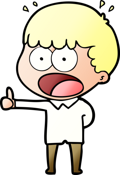 Bir insan tarafından çizilmiş bir karikatür.