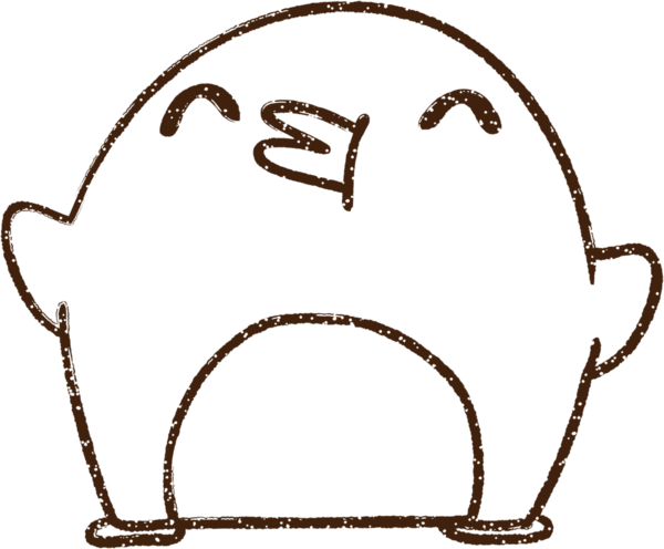 Penguen Kömürü Bir insan tarafından çizilmiş