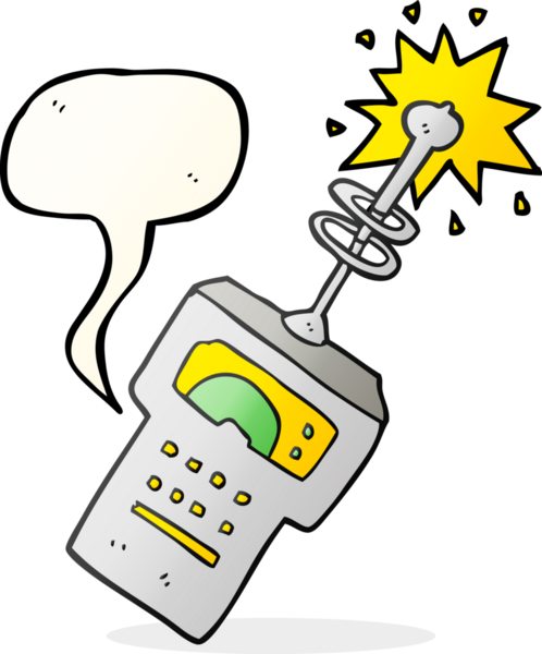 Bir insan tarafından çizilmiş serbest konuşma balonu karikatürü fürist tarayıcı