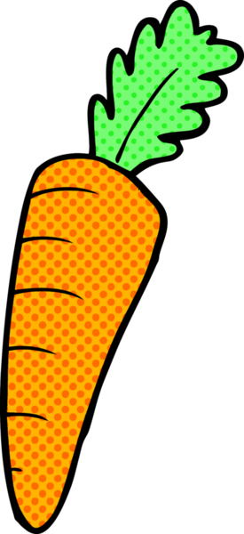 Bir insan tarafından çizilmiş havuç.