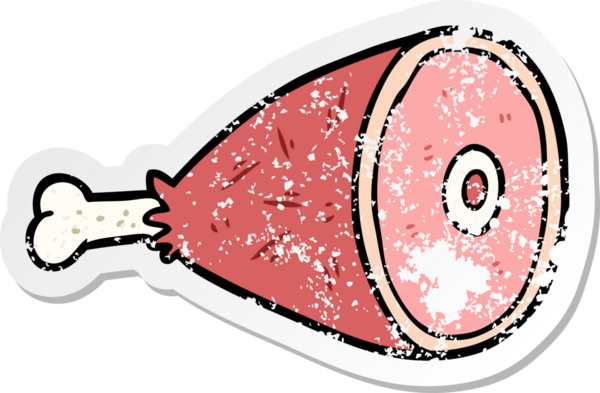 İnsan eti çizilmiş bir çizgi filmin sıkıntılı çıkartması.