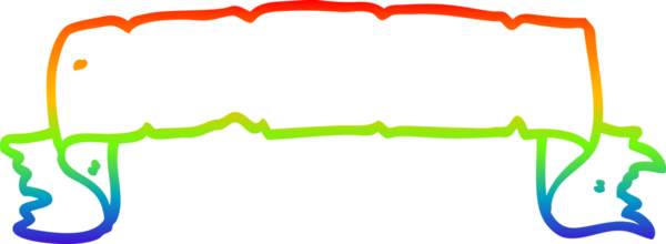 gökkuşağı gradyan çizgi çizimi bir insan tarafından çizilmiş bir parşömen afişi