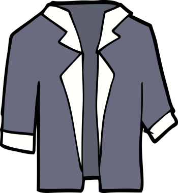 Bir insan tarafından çizilmiş karikatür giysisi.