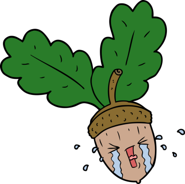 Bir insan tarafından çizilmiş ağlayan palamut.