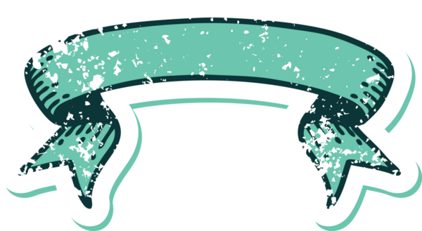 Bir insan tarafından çizilmiş bir pankartın sembolik dövmeli resmi