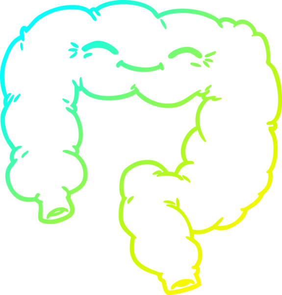 Bir insan tarafından çizilmiş mutlu kolon çizgi çizimi.