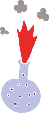 bir insan tarafından çizilen karalama kimyasal reaksiyonu