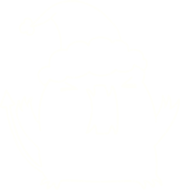 Bir insan tarafından çizilen Şenlikli Küçük Tebeşir