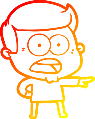 İnsan tarafından çizilmiş bir çizgi film karakteri.