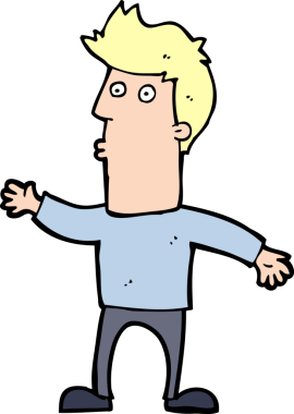 Bir insan tarafından çizilen karikatür adamı şaşırttı