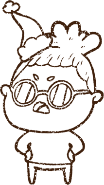 Bir insan tarafından çizilen neşeli kadın kömürü.