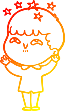 İnsan tarafından çizilmiş bir çizgi film karakteri.