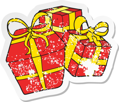 İnsan tarafından çizilmiş bir karikatürün gerilimli retro yapıştırması.