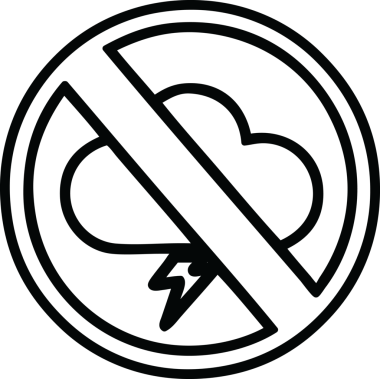 Bir insan tarafından çizilmiş fırtına simgesi yok