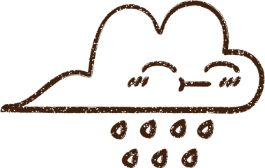 Bir insan tarafından çizilen Yağmur Bulutu Kömürü