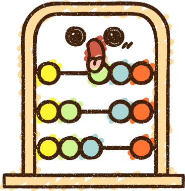 Bir insan tarafından çizilen Abaküs Tebeşiri