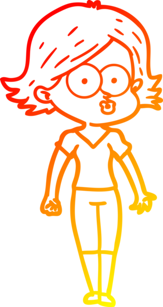 Bir insan tarafından somurtulmuş çizgi film kızı çizimi.