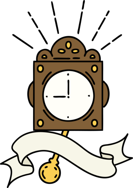 Bir insan tarafından çizilmiş dövme stili bir parşömen.