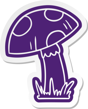 Bir insan tarafından çizilmiş bir kurbağa dışkısının karikatür etiketi.