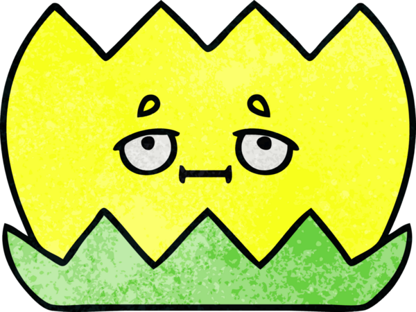 Bir insan tarafından çizilmiş nilüfer çiçeğinin retro grunge deseni.